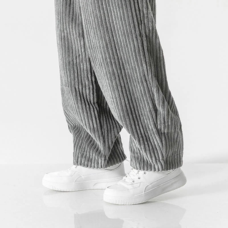 Marco | Pantalón Harem de Pana para Hombre Estilo Retro con Cordón y Bolsillos