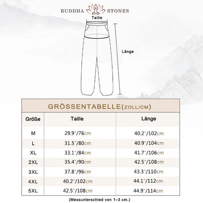 Pantalones de Algodón para Hombre con Cordón Ajustable y Bolsillos