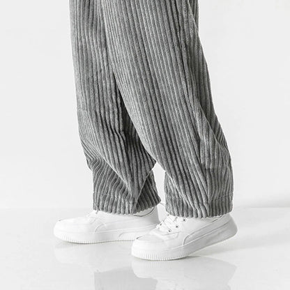 Marco | Pantalón Harem de Pana para Hombre Estilo Retro con Cordón y Bolsillos