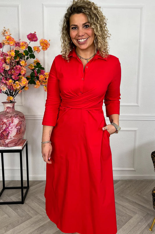 Sofía | Vestido Viaje Perfect Strik - Rojo