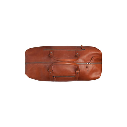 Alfred | Bolso de viaje de cuero Cognac Cavoli