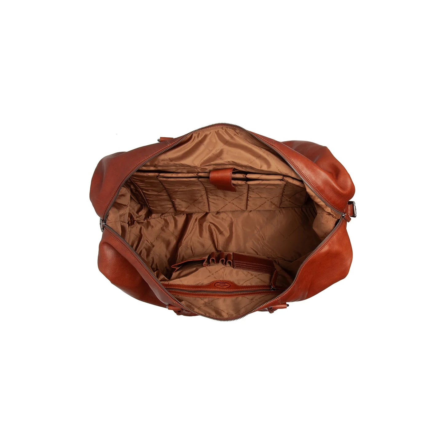Alfred | Bolso de viaje de cuero Cognac Cavoli