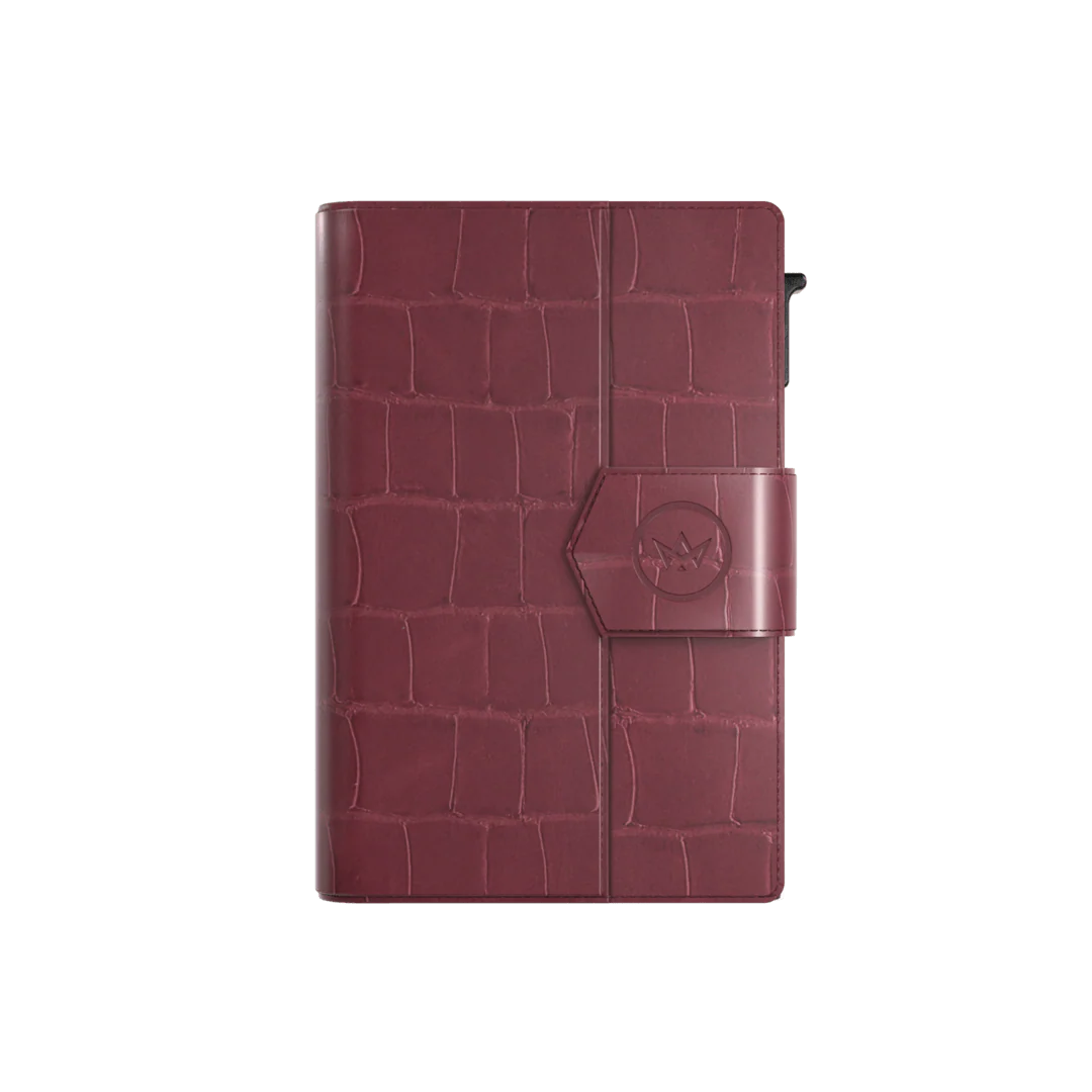 Sandro | Tarjetero Plus Croco Burdeos